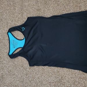 Pelagic ocean flex racerback tank top black